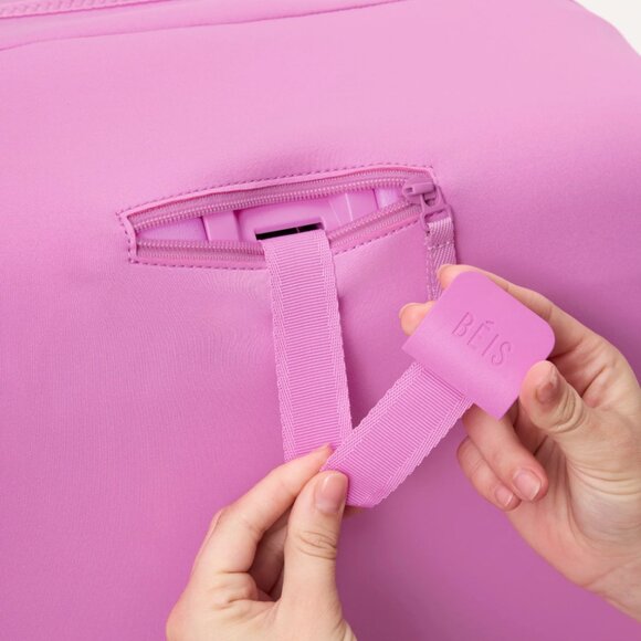 Beis The Small Carry-On Luggage Cover in Berry NWT - Picture 6 of 7